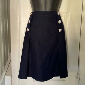 NWOT J Crew Military Button Pencil Skirt
